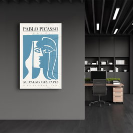 Wallity Pintura Decorativa de Vidrio Templado Multicolor 46 x 72 cm